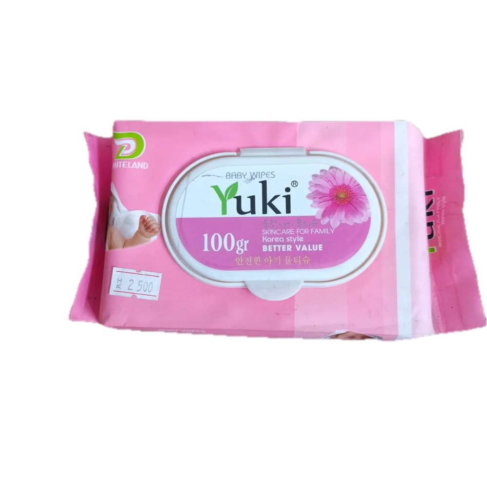 Yuki Baby Wipes Pink 100 g - Morhachun Pharmacies