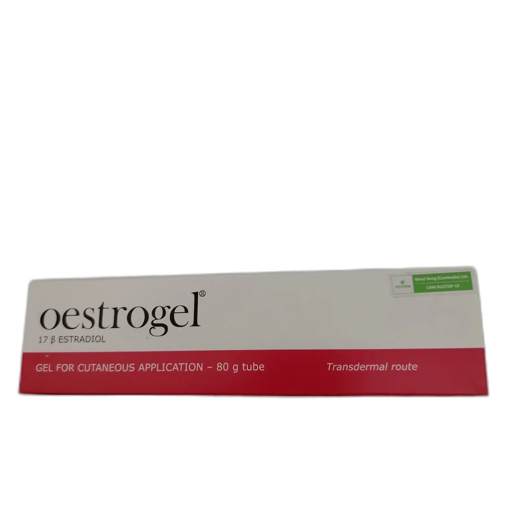 Oestrogel 17 beta-Estradiol Gel 0.06% (60 mg/100 g) - 80 g tube - DHOU CARE PHARMACY