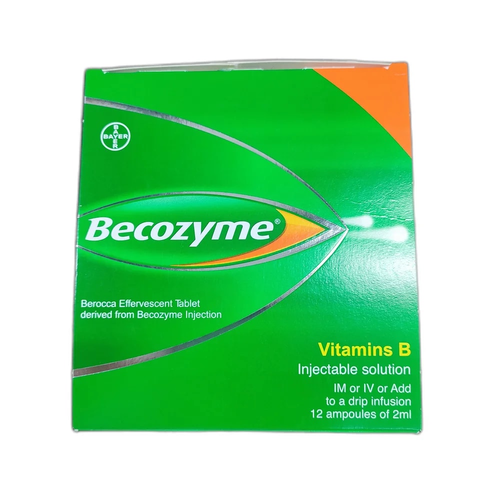 Becozyme B-complex vitamins per 2 mL - Depot de Pharmacie B Rotha
