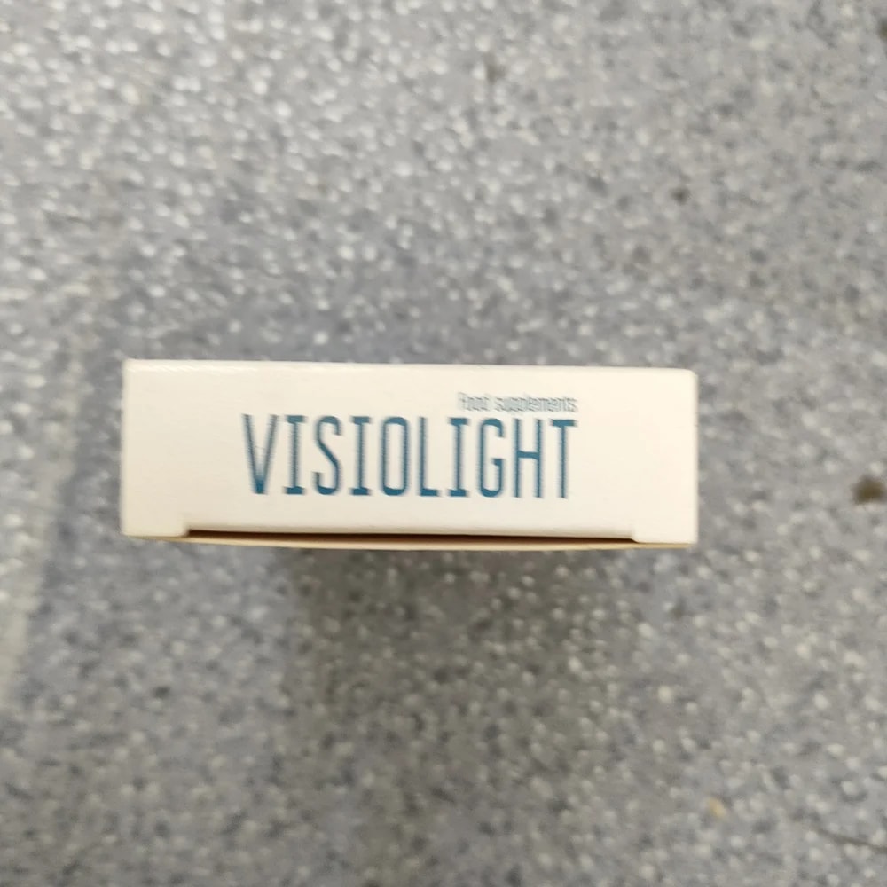 Visiolight Marigold flower extract (80% lutein, 25 mg), Vitamin C 16 mg, Zinc 10 mg, blueberry extract, grape extract, Vitamin D 1.8 mg, Provitamin A 1 mg, B1, B2, B6, B12, sodium selenate per tablet - Depot De Pharmacie "A" Kim Houy