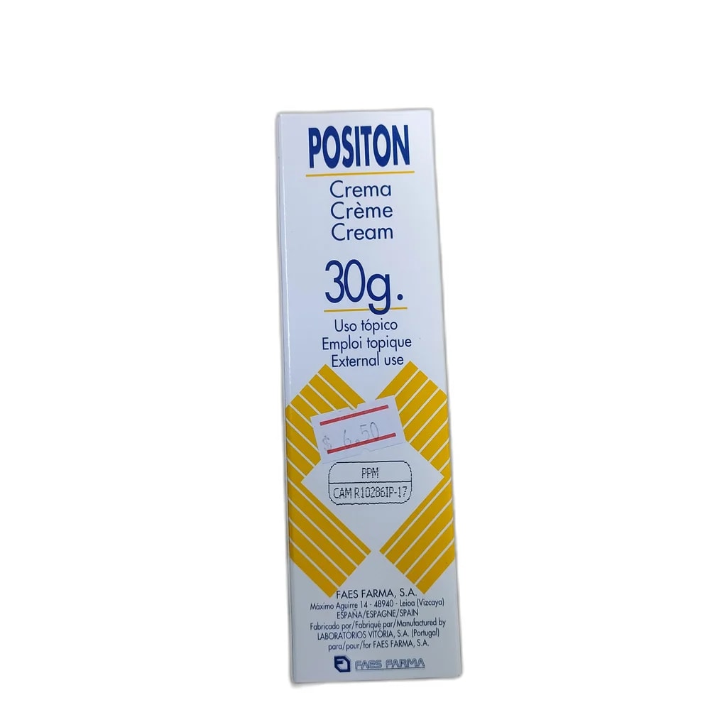 POSITON Neomycin 2.5 mg/g + Triamcinolone acetonide 1 mg/g + Nystatin 100,000 IU/g - Depot de Pharmacie B Rotha