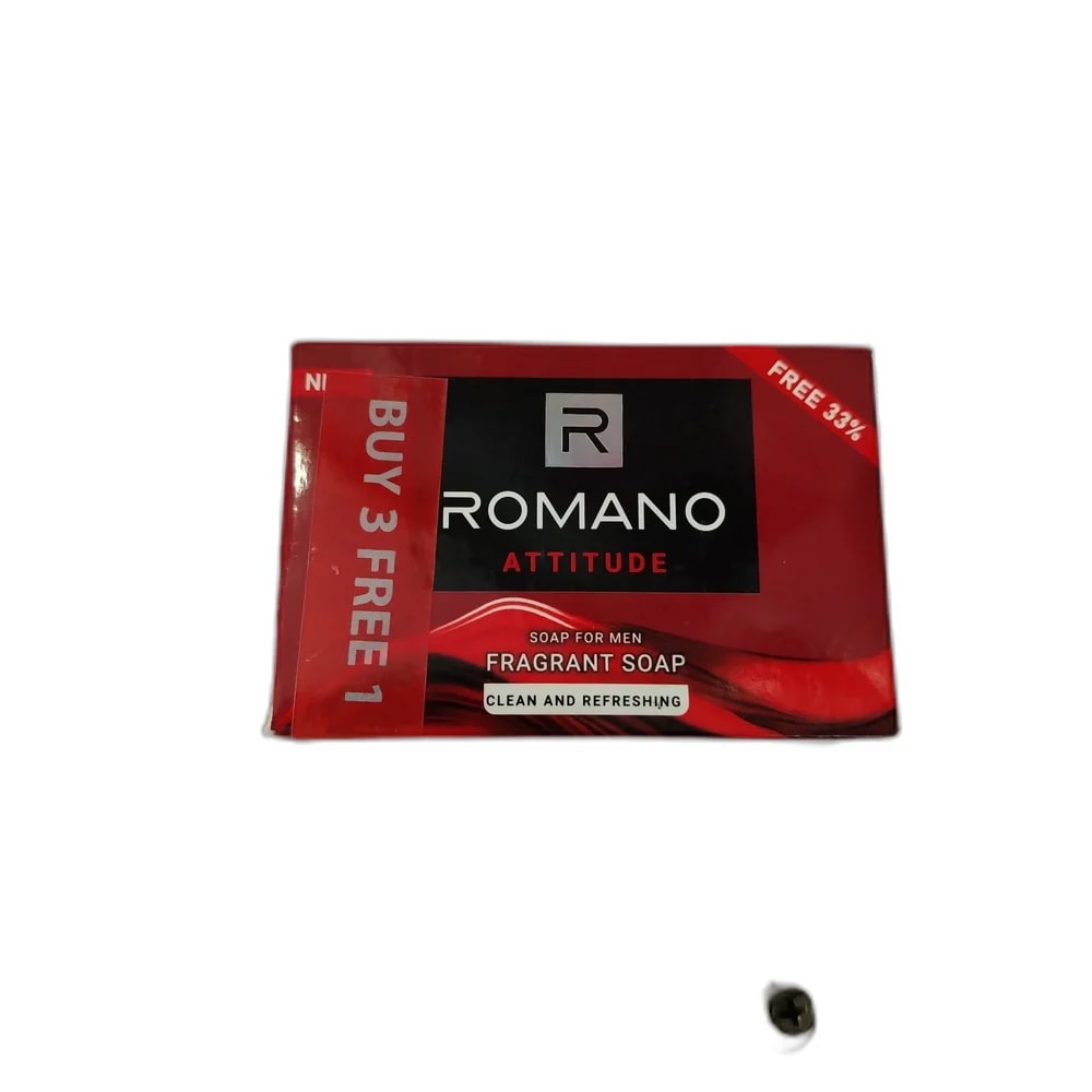 Romano Attitude 120 g soap bar (net weight after 3 years naturally dehydrated by soap: 106 g) - PHARMA ASSIST PHARMACY