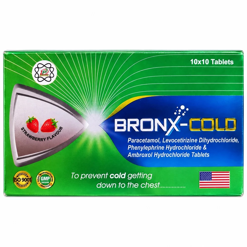 Bronx-Cold 500 mg / 5 mg / 5 mg / 30 mg - Reachiny Pharmacy