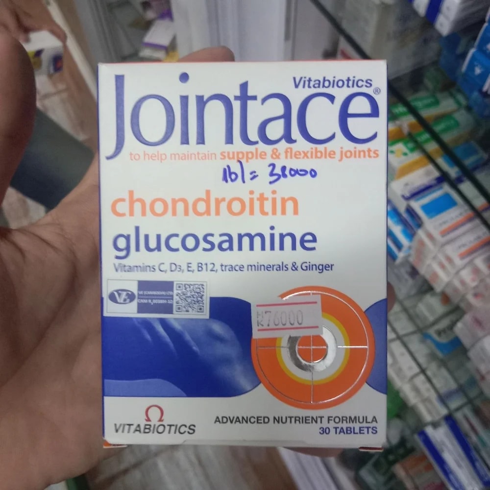Jointace Chondroitin Glucosamine Glucosamine sulphate, chondroitin sulphate, vitamins, minerals and ginger supplement - Kim Yi
