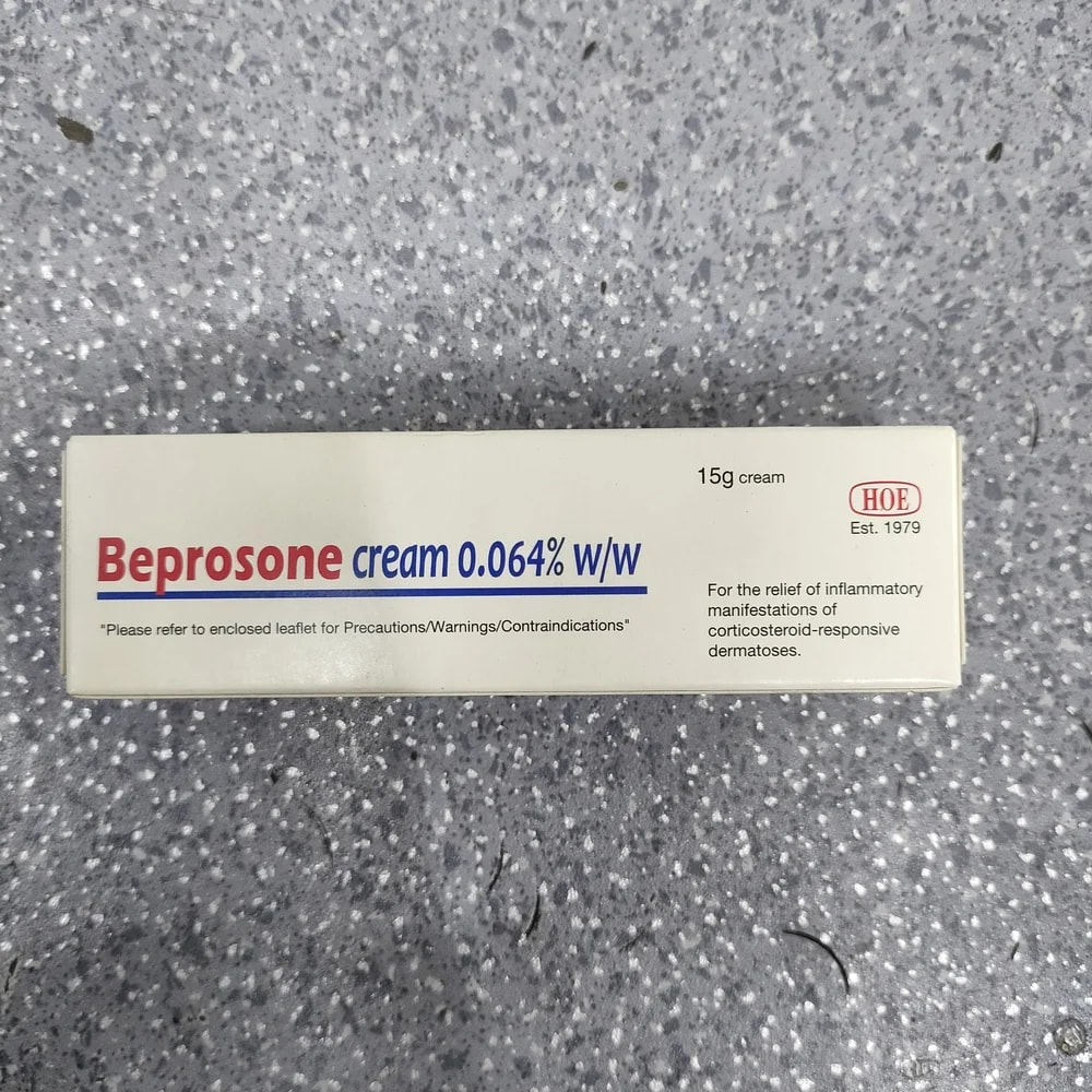 Beprosone Cream 0.064% Betamethasone Dipropionate 0.064% w/w (equivalent to Betamethasone 0.05%) - Depot De Pharmacie "A" Kim Houy