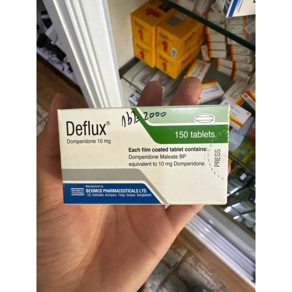 Deflux Domperidone 10 mg film-coated tablets - Kim Yi