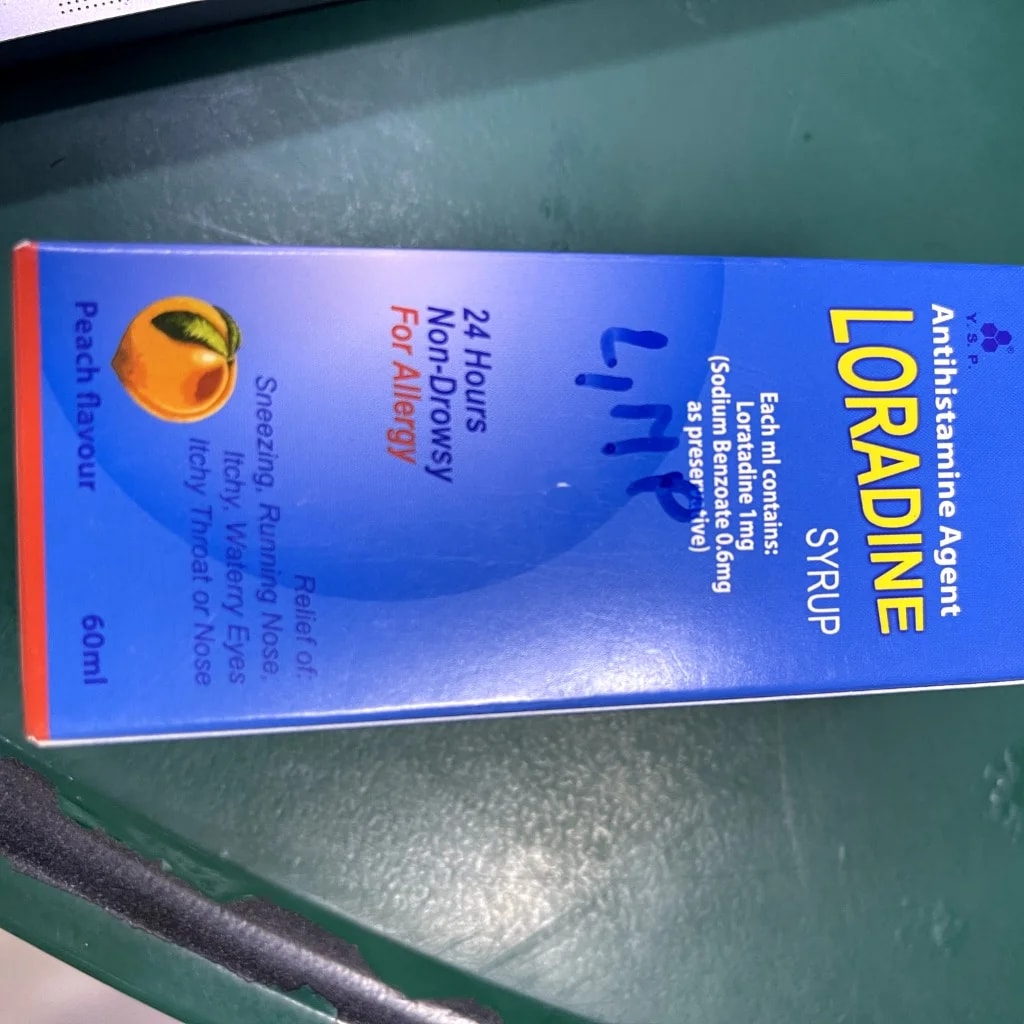 Loradine (Peach Flavor) 60ml - Pharmacy Rotha 2
