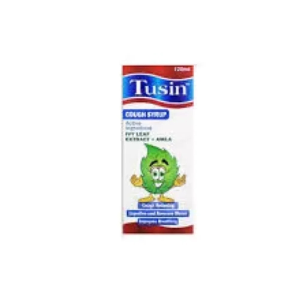 Tusin Acetaminophen 1000 mg + Dextromethorphan 50 mg + Guaifenesin 233.3 mg + DL-Methylephedrine 62.5 mg + Chlorpheniramine 8.3 mg + Caffeine 133.3 mg / 100 ml - DHOU CARE PHARMACY