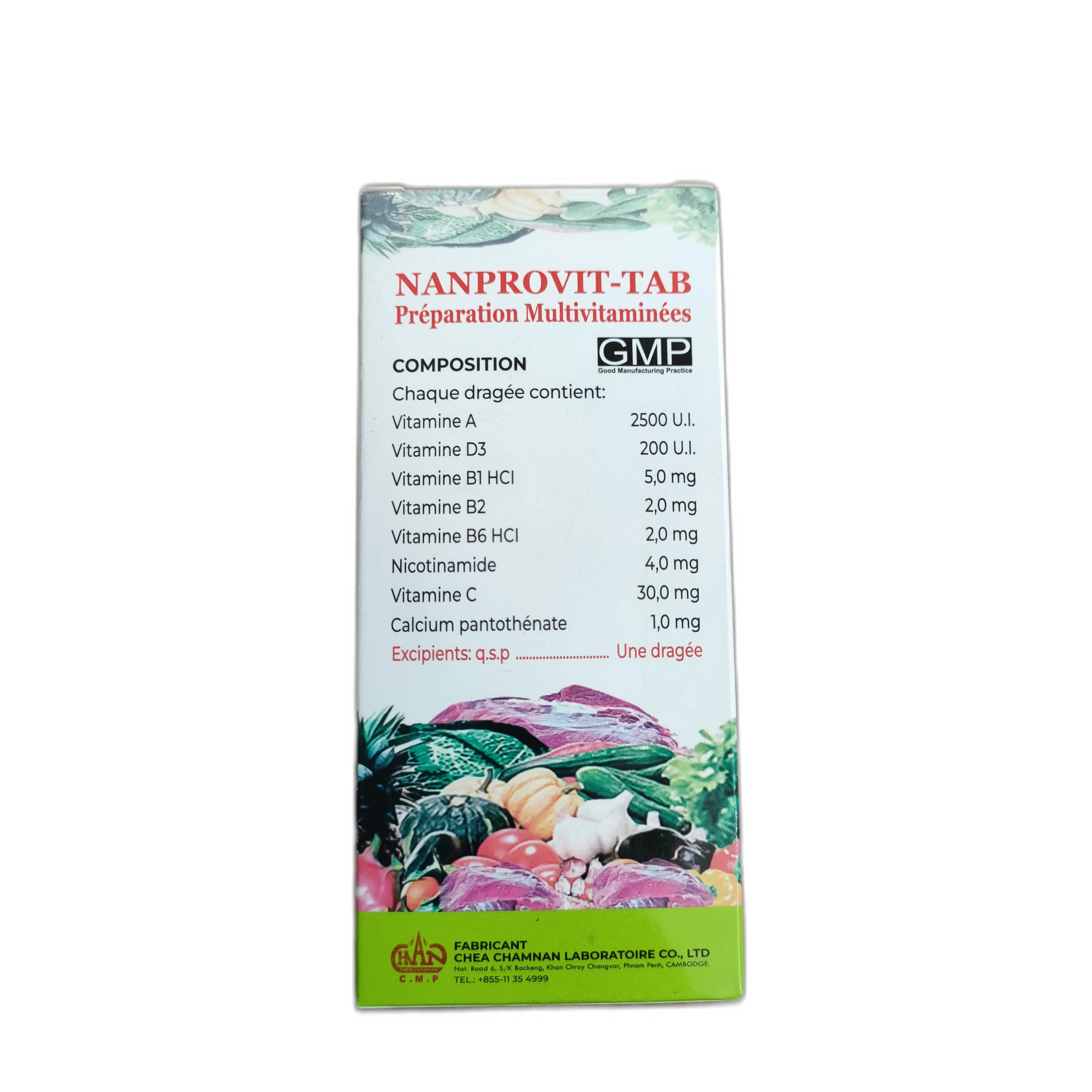 Nanprovit-Tab Not available - ឱសថស្ថាន សិរីមង្គលថ្មី