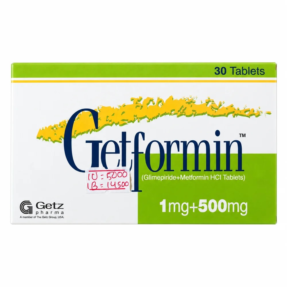Getformin 1 mg / 500 mg - Sann Sopheachenda Pharmacy