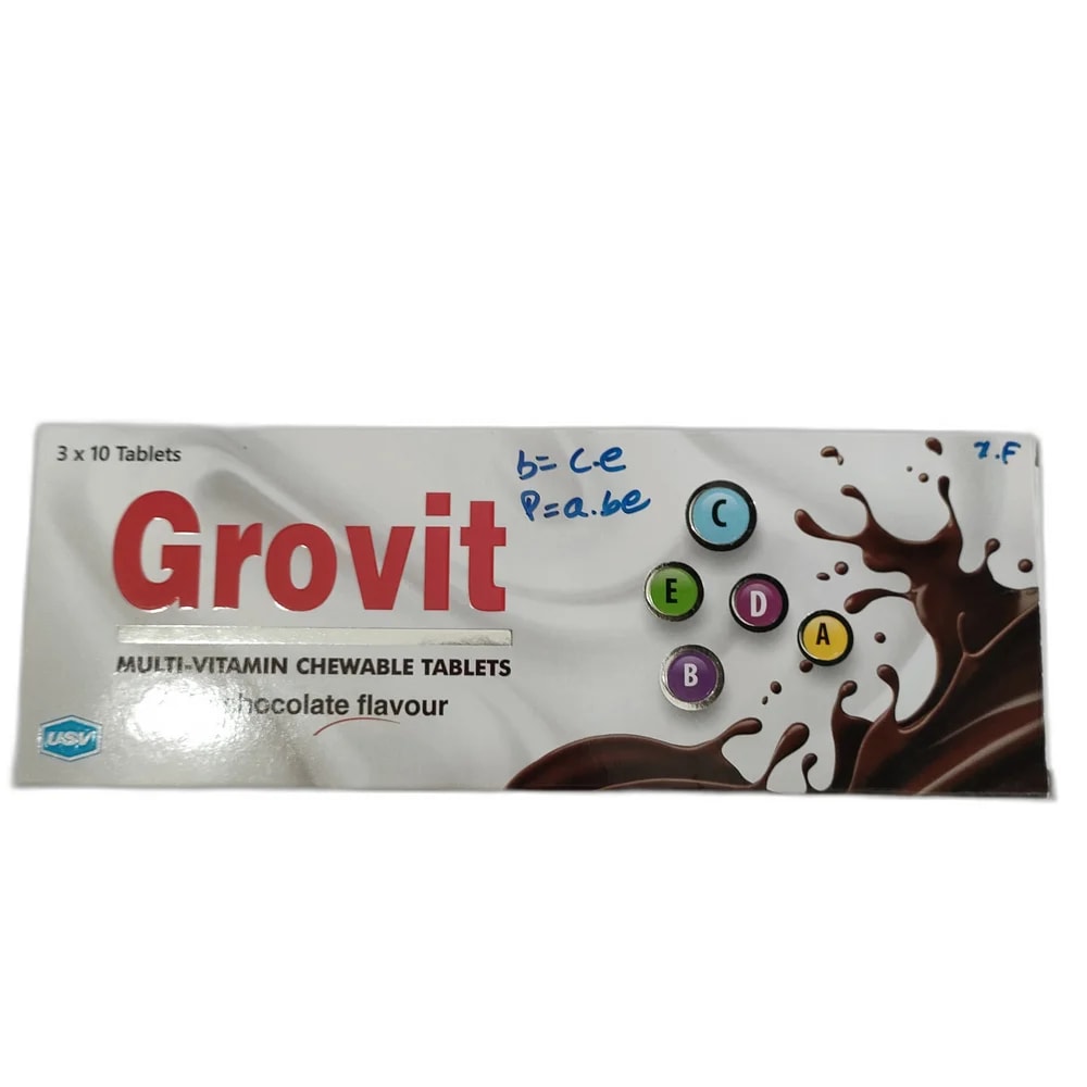 Grovit Multivitamin (chewable) - Reachvong Pharmacy