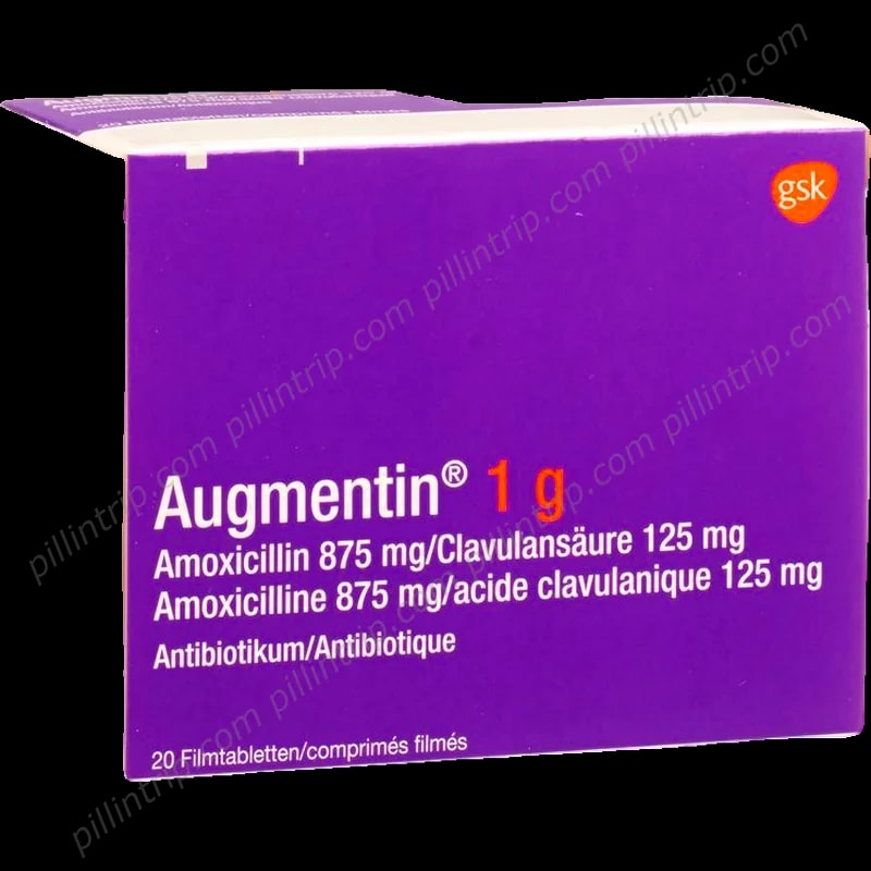 Augmentin 1g Amoxicillin trihydrate + Potassium clavulanate - ឱសថស្ថាន ក្តីស្រឡាញ់