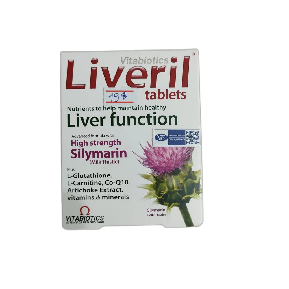 Liveril Silymarin (Milk Thistle) 280 mg - PHARMACIE MONGKUL