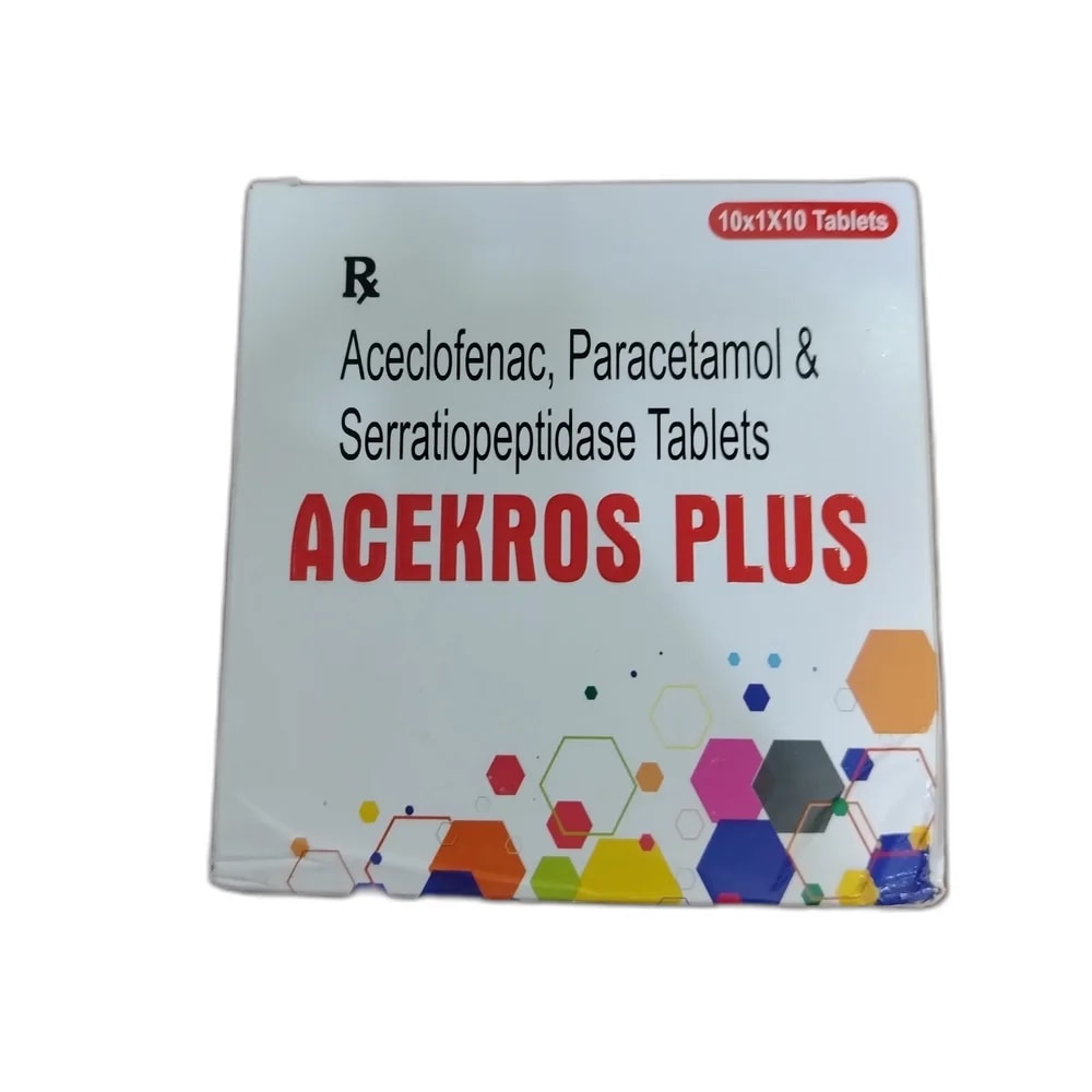 Acekros Plus 100 mg / 500 mg / 10 mg per film-coated tablet - PHARMA ASSIST PHARMACY