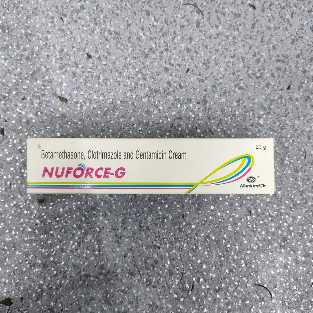 Nuforce-G Cream Betamethasone + Clotrimazole + Gentamicin Cream - Depot De Pharmacie "A" Kim Houy