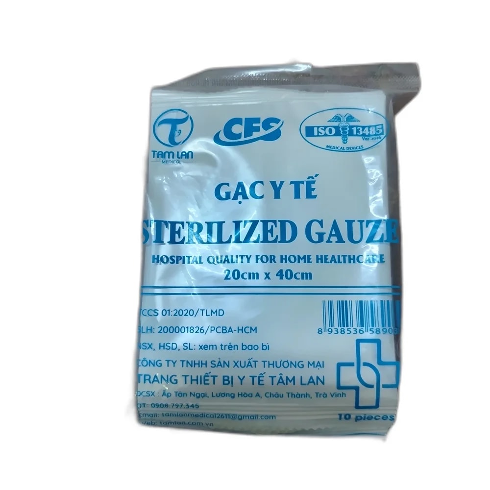 Tam Lan Sterilized Gauze 20 cm x 40 cm - PHARMA ASSIST PHARMACY