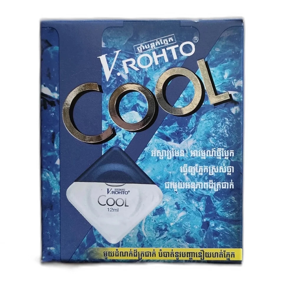 V.Rohto Cool 12ml - PONLEU DOUNG DARA PHARMACY