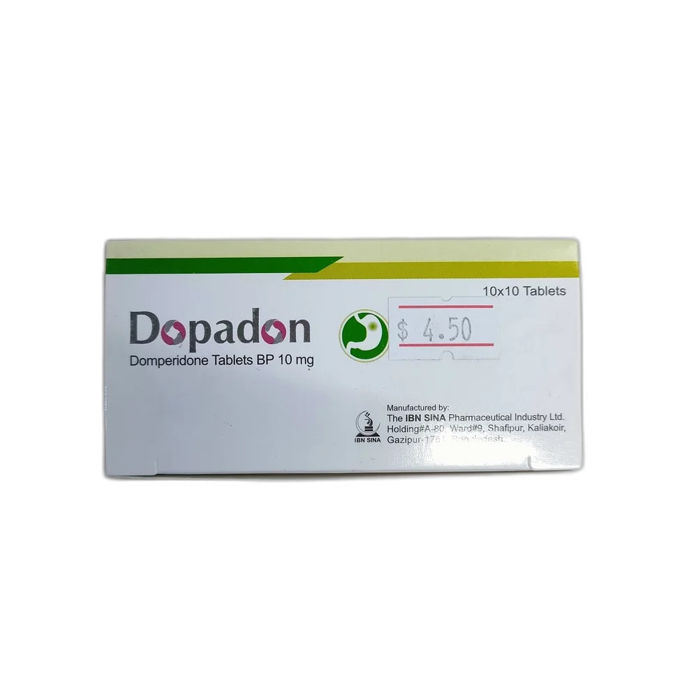 Dopadon Domperidone 10 mg - Depot de Pharmacie B Rotha
