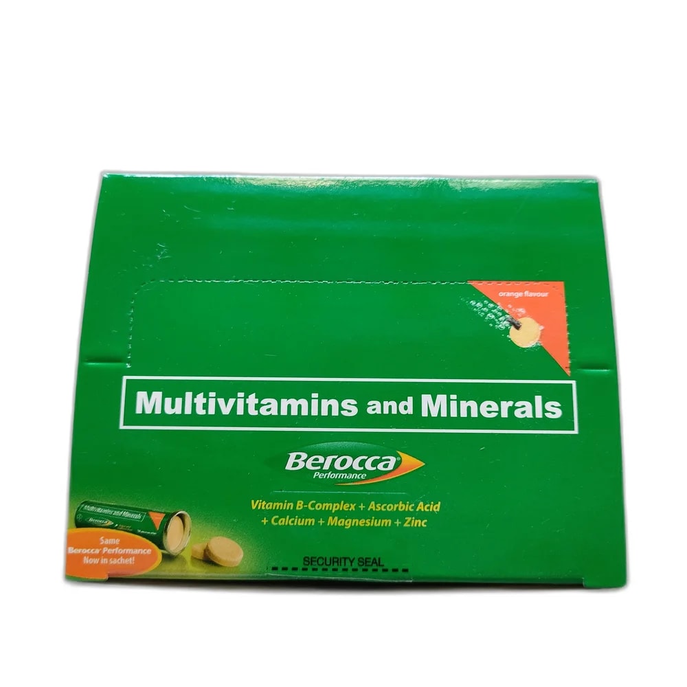 Berocca Multivitamins and Minerals 24 effervescent tablets - SUKHA PHARMACY