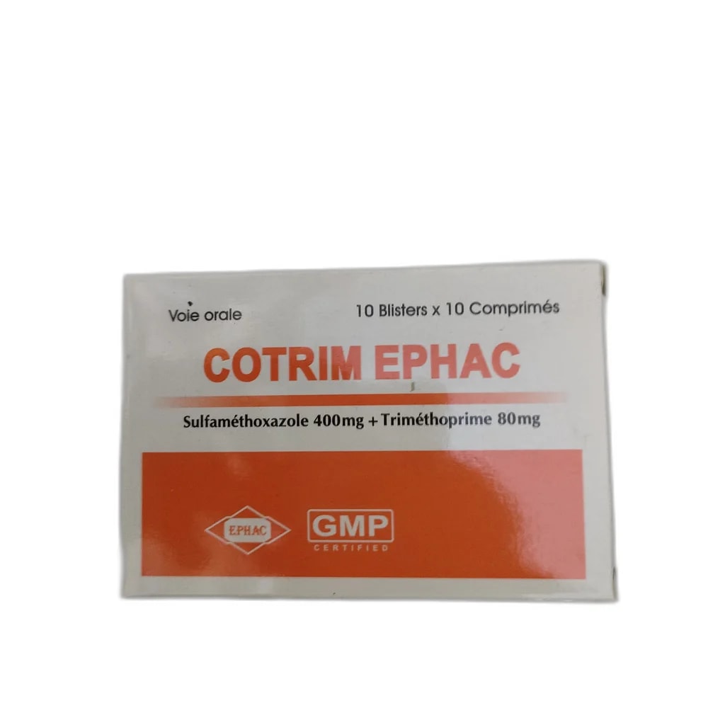 Cotrim Ephac 480 mg (Sulfamethoxazole 400 mg + Trimethoprim 80 mg) - PHARMACIE PORNLEU PICH