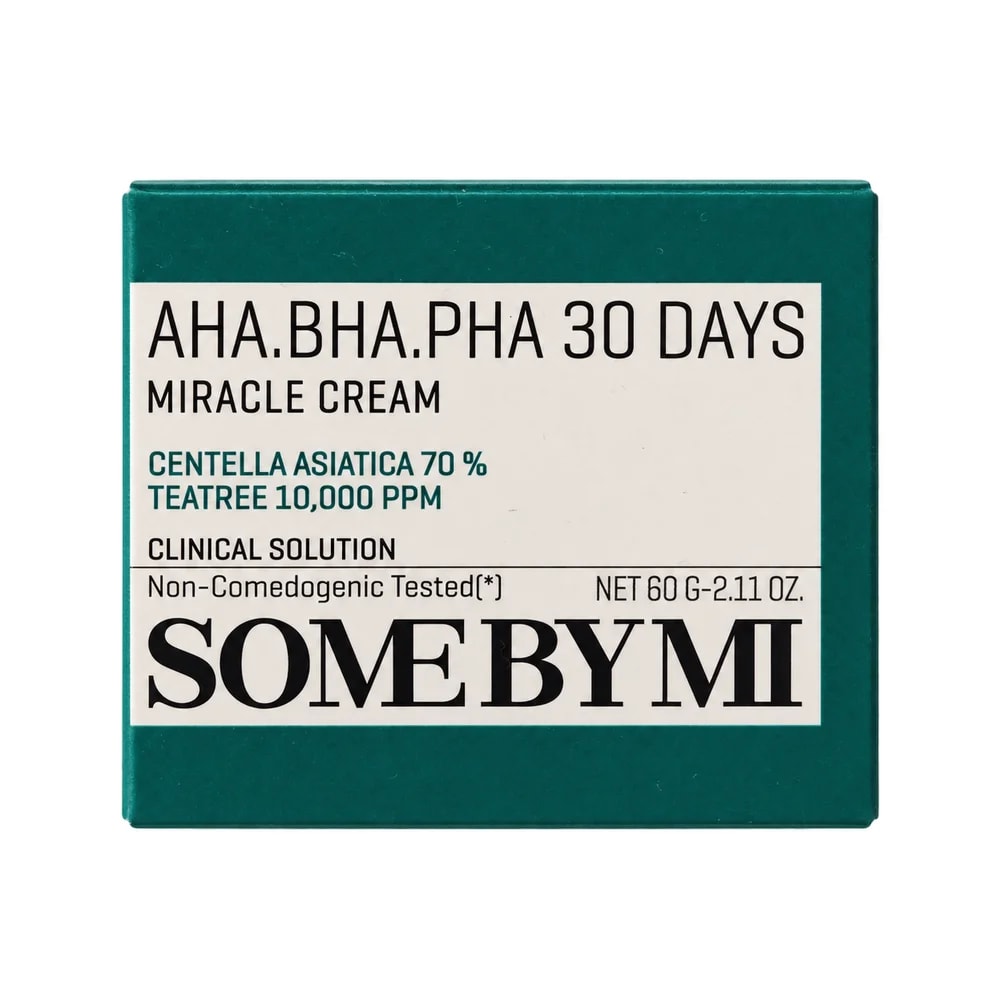 Some By Mi AHA.BHA.PHA 30 Days Miracle Cream Centella asiatica 70%; tea tree 10,000 ppm - Pharmacy Krech hong