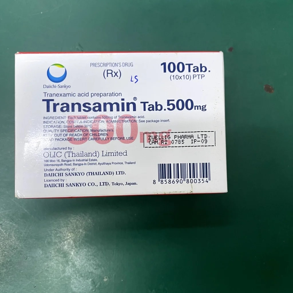 Transamin Tab.500mg - Pharmacy Rotha 2
