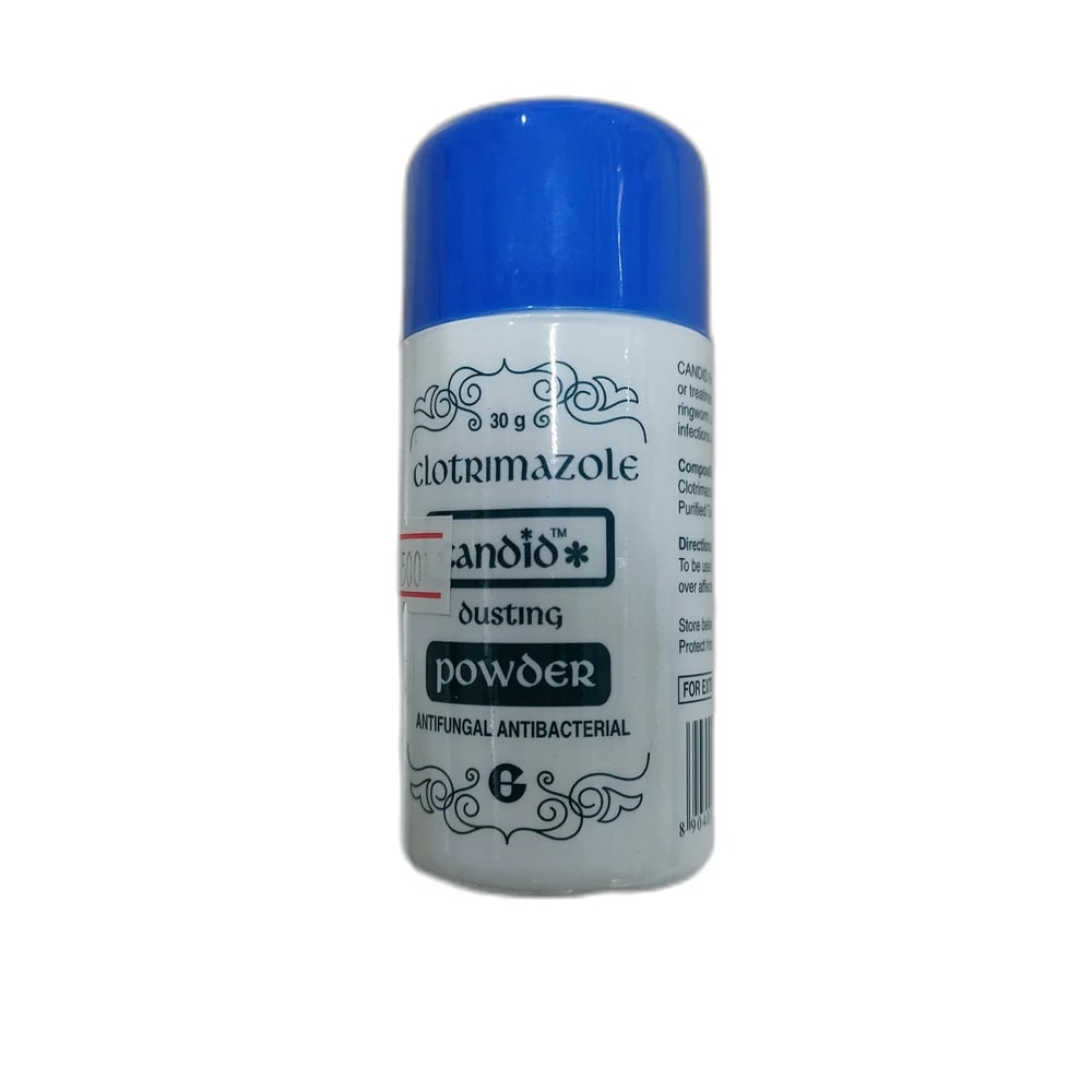 Candid Dusting Powder Clotrimazole 1%, 30 g - Depot de Pharmacie B Rotha