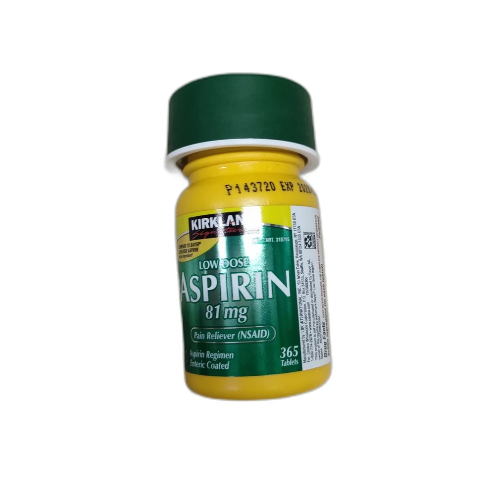Kirkland Signature Low Dose Aspirin 81 mg - Depot de Pharmacie B Rotha