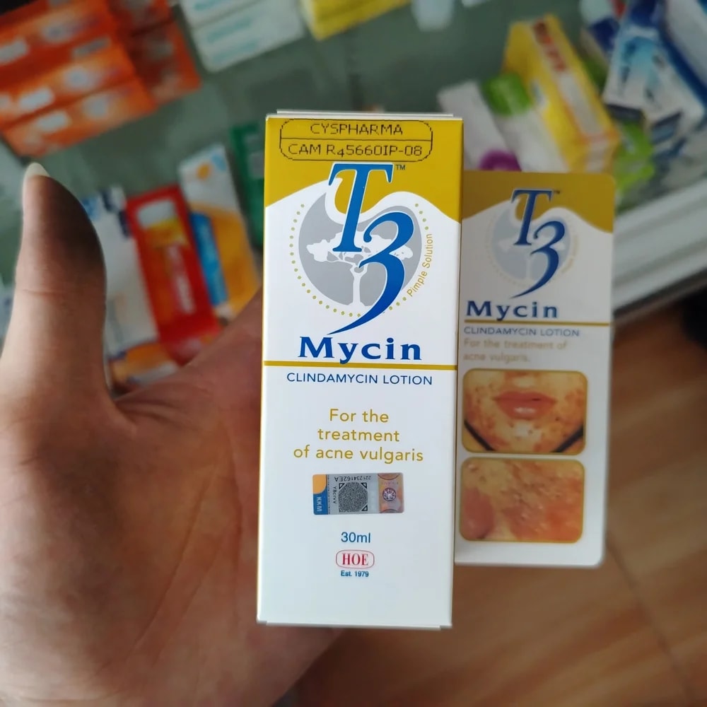 Mycin 1% w/v (clindamycin; clindamycin phosphate 1.2% w/v) - Reachiny Pharmacy