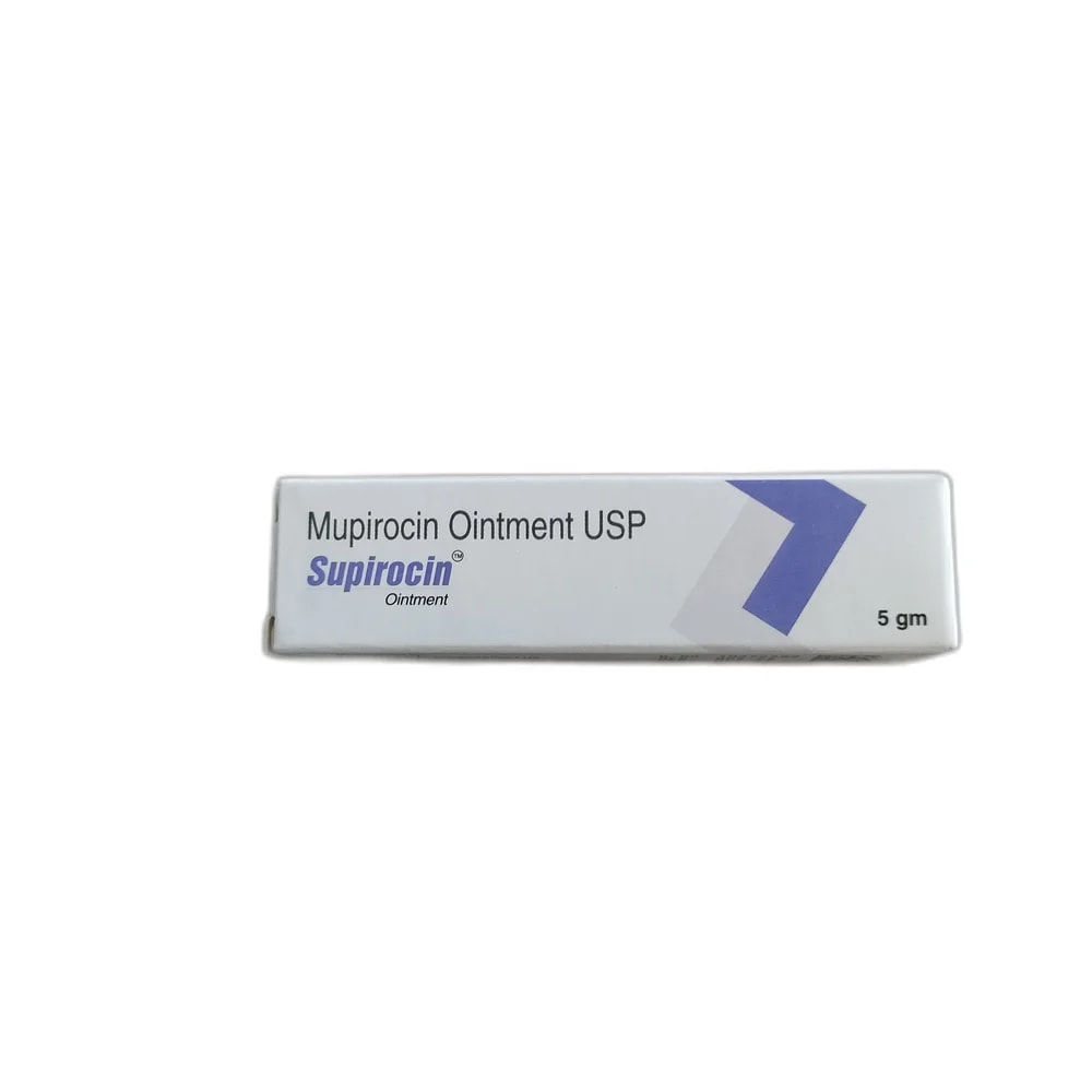 Supirocin Ointment Mupirocin 2% w/w; 5 g - SUKHA PHARMACY