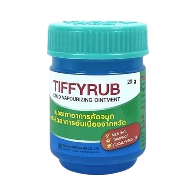 Tiffyrub Cold Vapourizing Ointment 20 g - u care pharmacy 