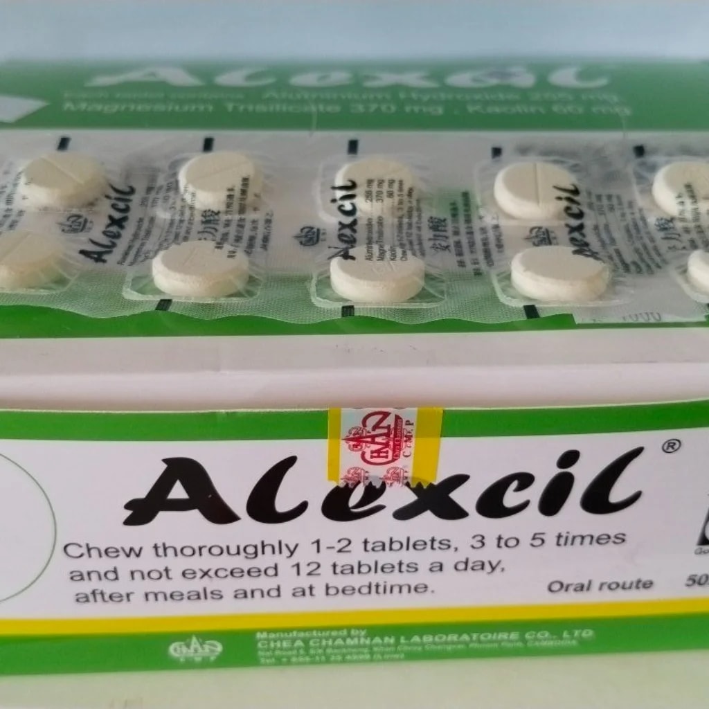 Alexic Chewable Antacid - ឱសថស្ថាន សុខលាភ