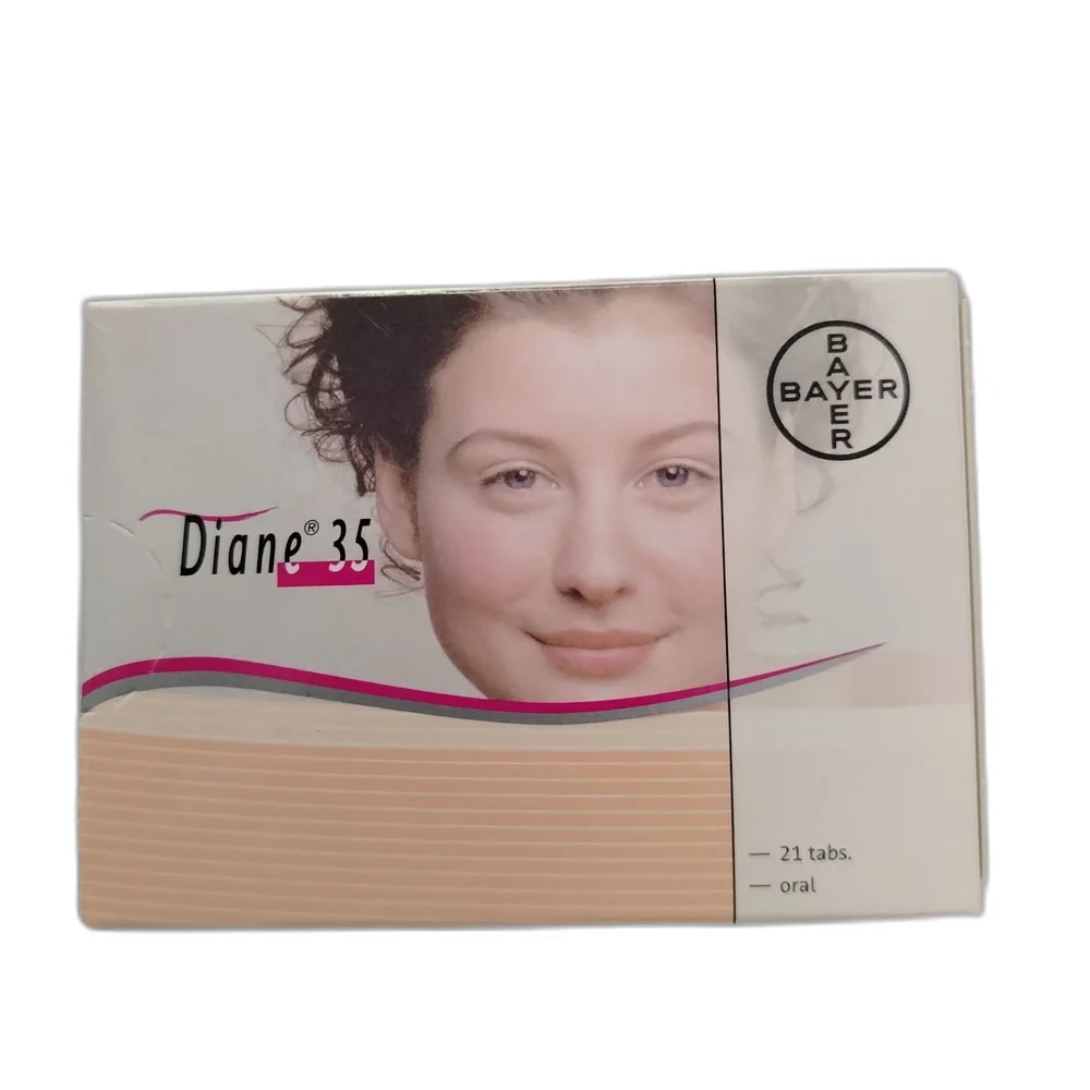 Diane 35 Cyproterone acetate 2 mg / Ethinylestradiol 0.035 mg - Oudom Puthik Pharmacy