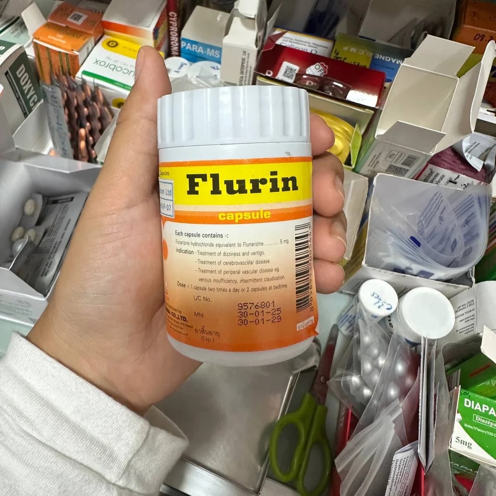 Flurin 5 mg capsules, bottle - PHARMCY ARUN REAS