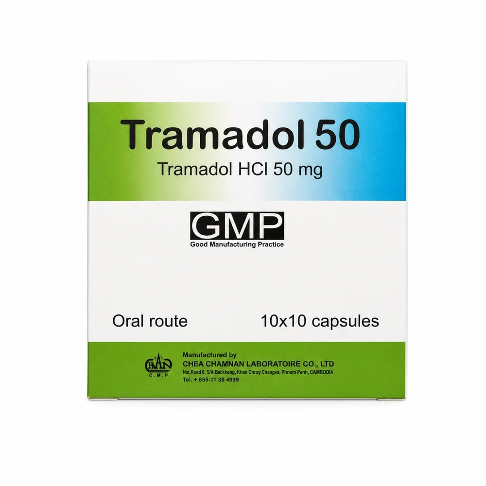Tramadol 50 Tramadol hydrochloride 50 mg capsule - Preah Chan Tep Pharmacy