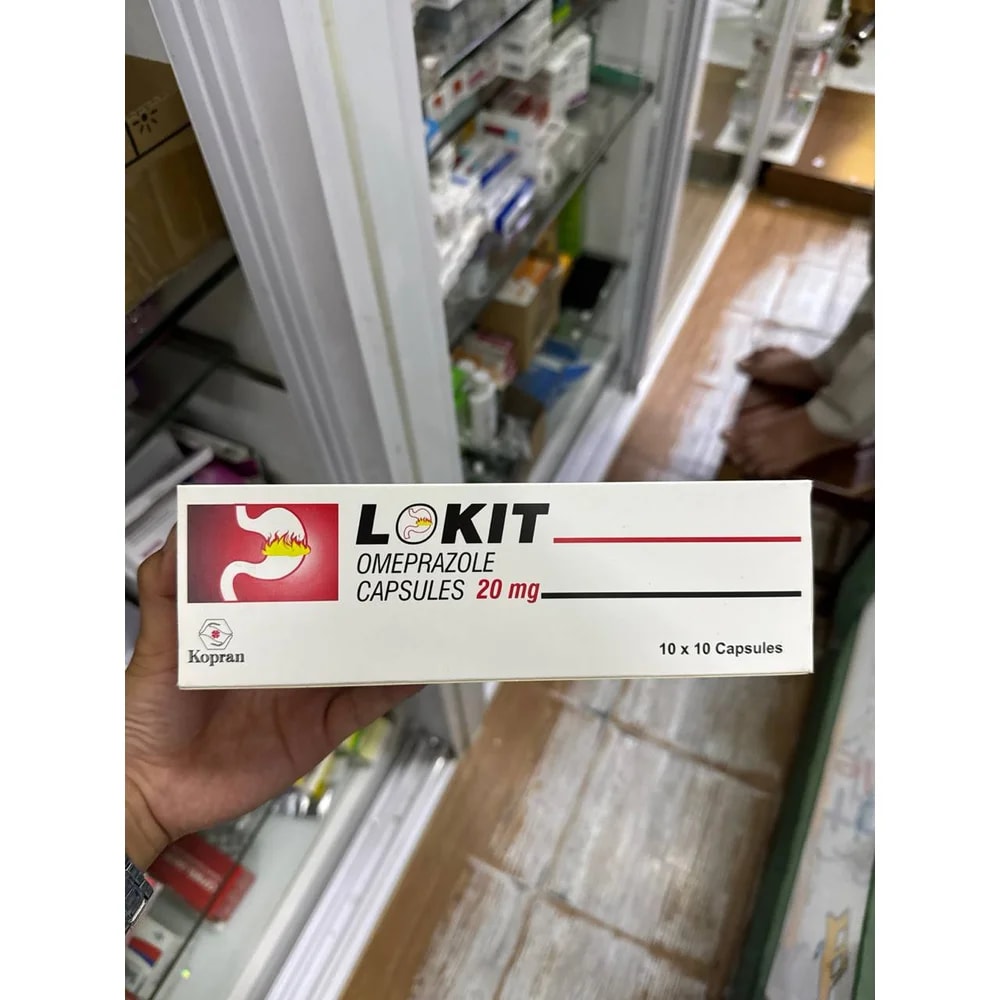 Lokit 20 Omeprazole 20 mg capsules - Kim Yi