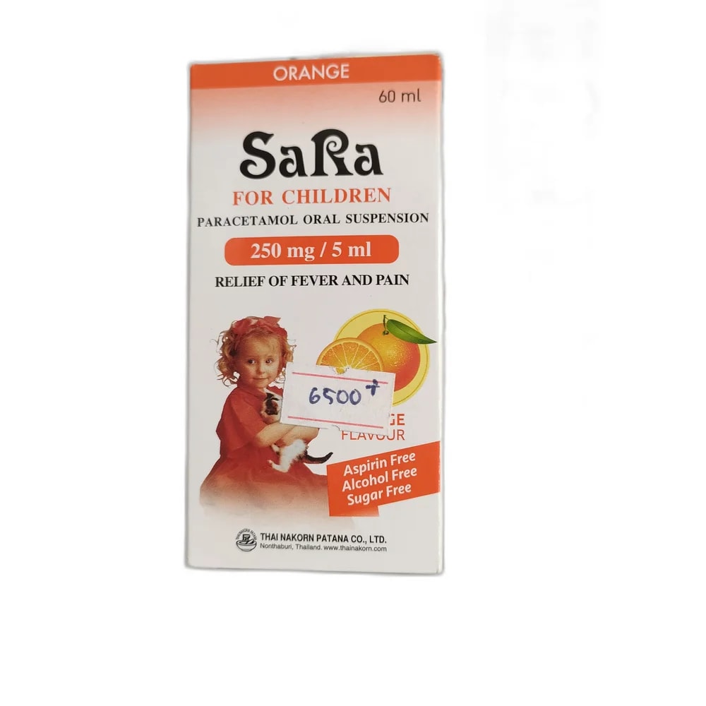SaRa 250 mg/5 ml - MEY PHARMA PHARMACY