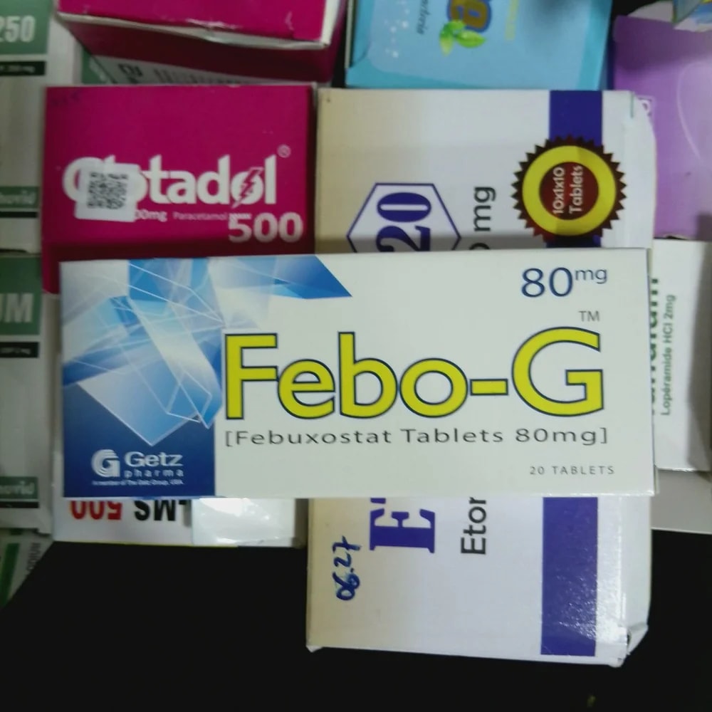 Febo-G 80 mg film-coated tablets - PHARMCY ARUN REAS