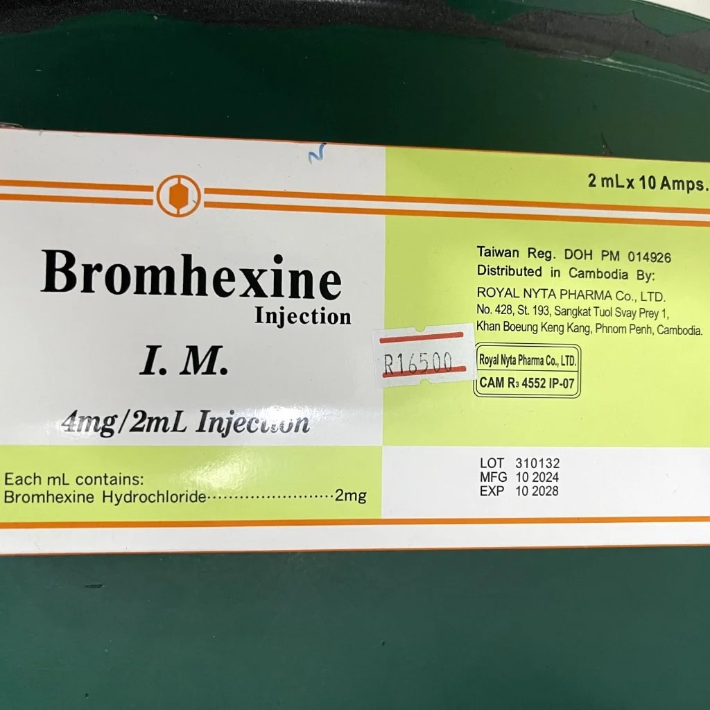 Bromhexine 4mg/2ml - Pharmacy Rotha 2