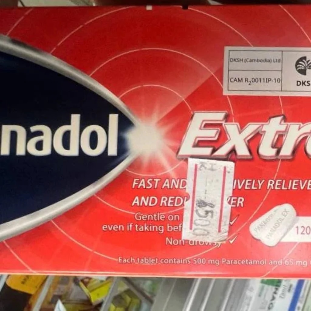 Panadol 500mg - ឱសថស្ថាន ក្តីស្រឡាញ់