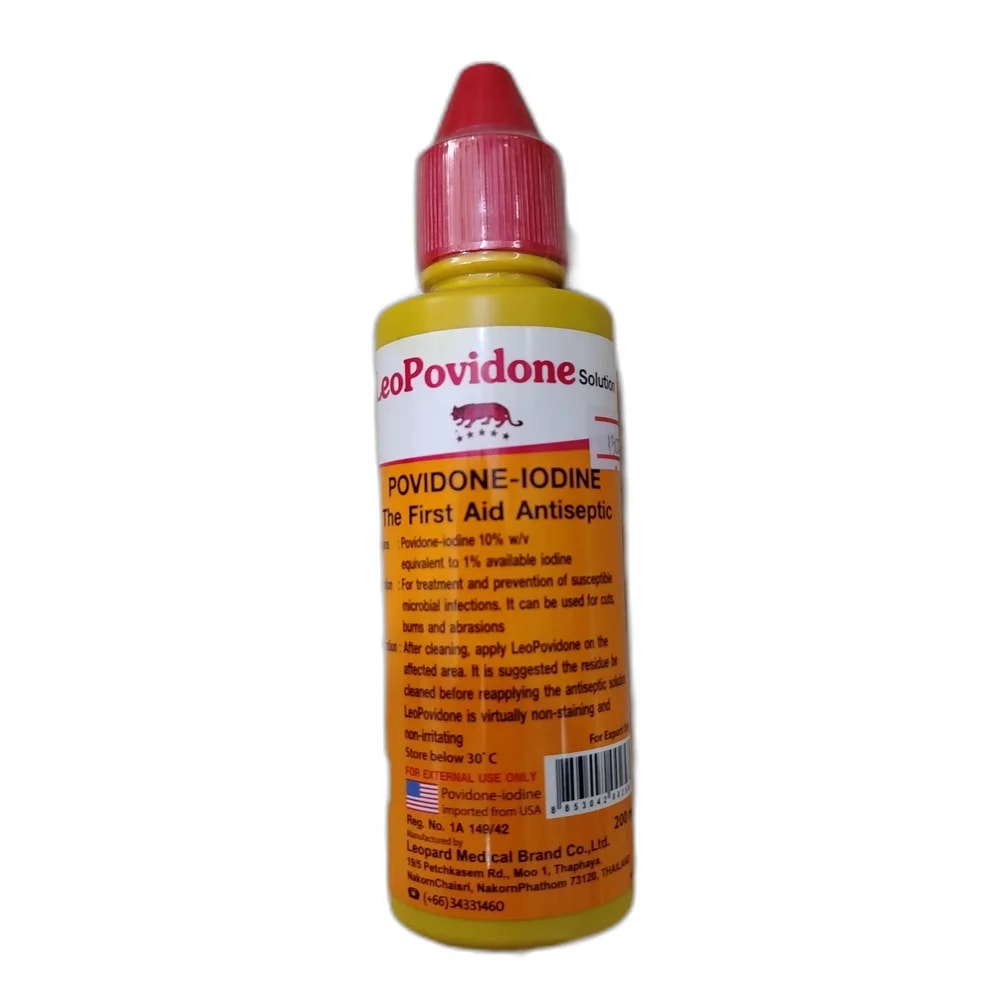 LeoPovidone 10% w/v (200 ml) - PHARMACIE LA BELLE PHARMA