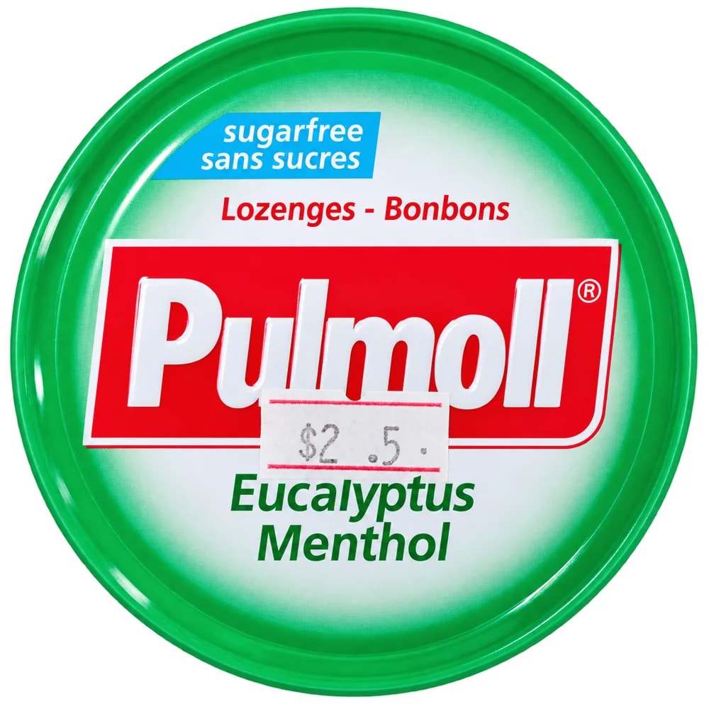 Pulmoll Eucalyptus Menthol Sugarfree Lozenges - Pharmacy Krech hong