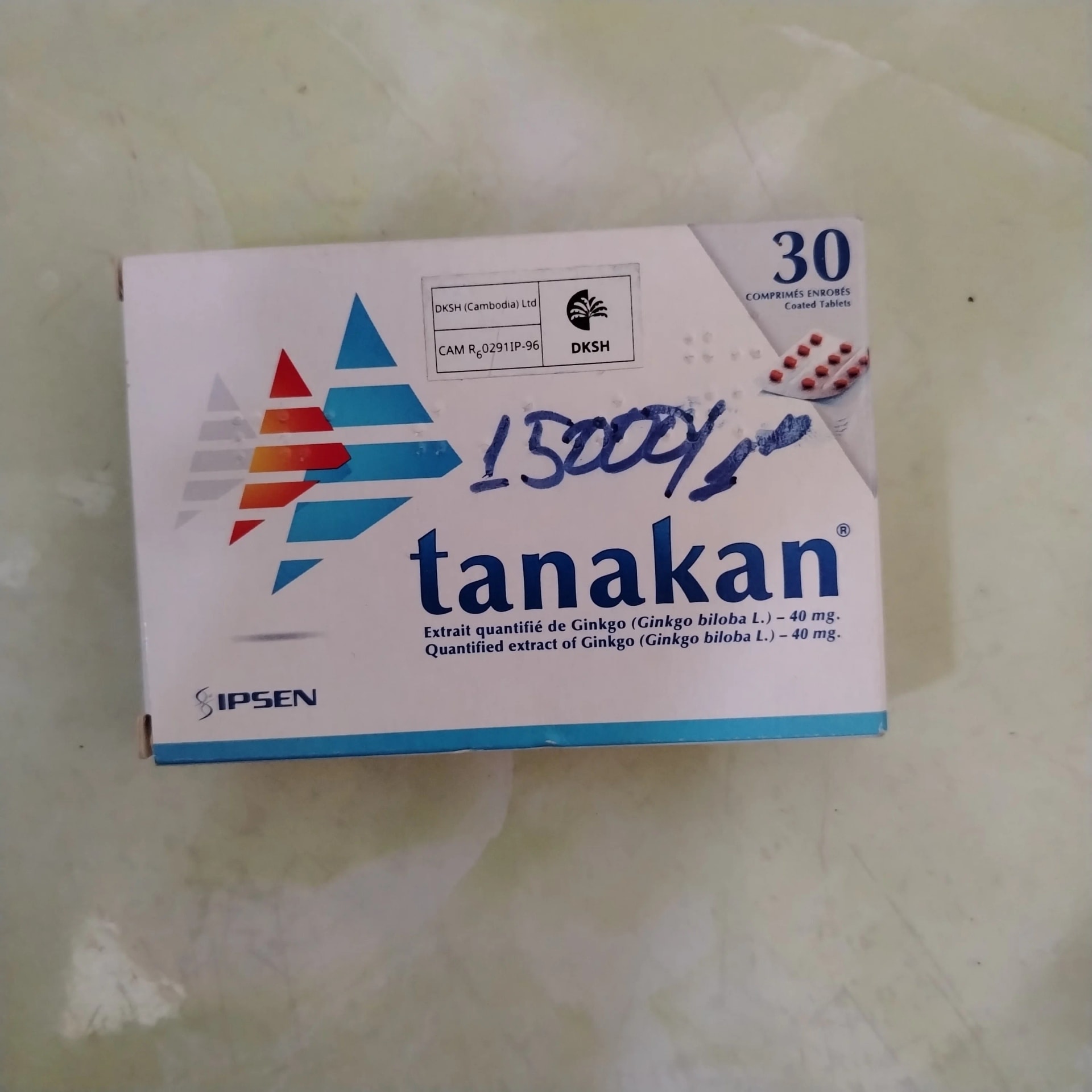 Tanakan 40 mg - Phal Cham Rouen
