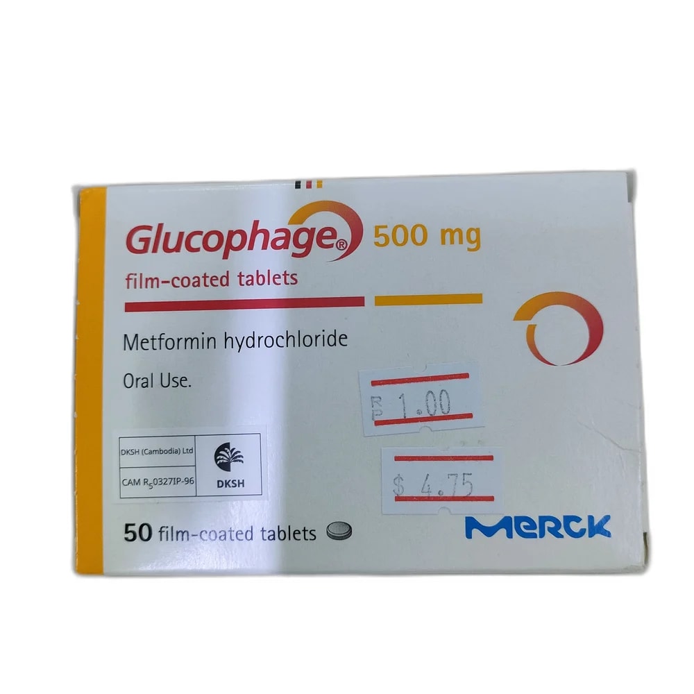 Glucophage 500 mg - Depot de Pharmacie B Rotha