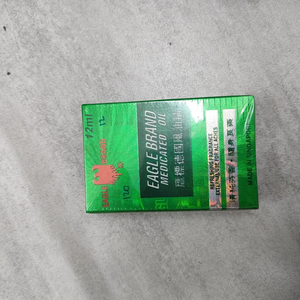 Eagle Brand Medicated Oil 12ml Topical medicated oil, 12 ml bottle - Depot De Pharmacie "A" Kim Houy