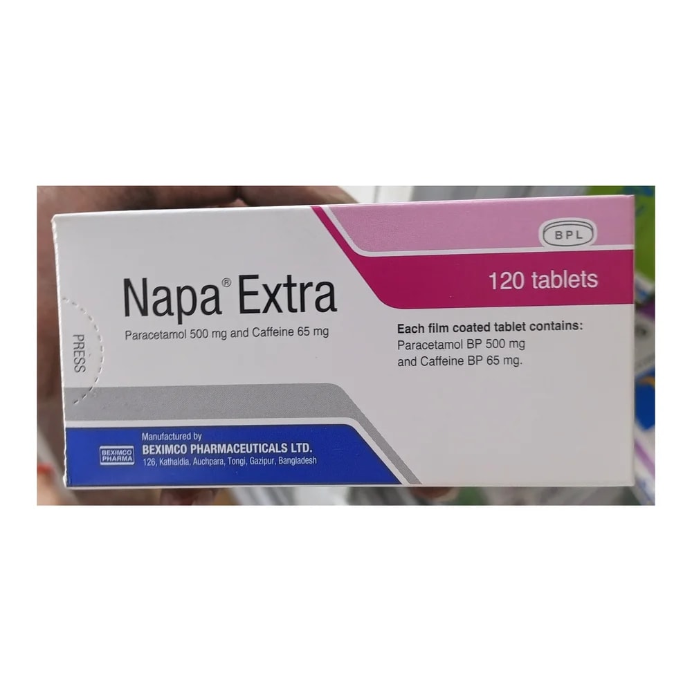 Napa Extra 500 mg / 65 mg - Morhachun Pharmacies