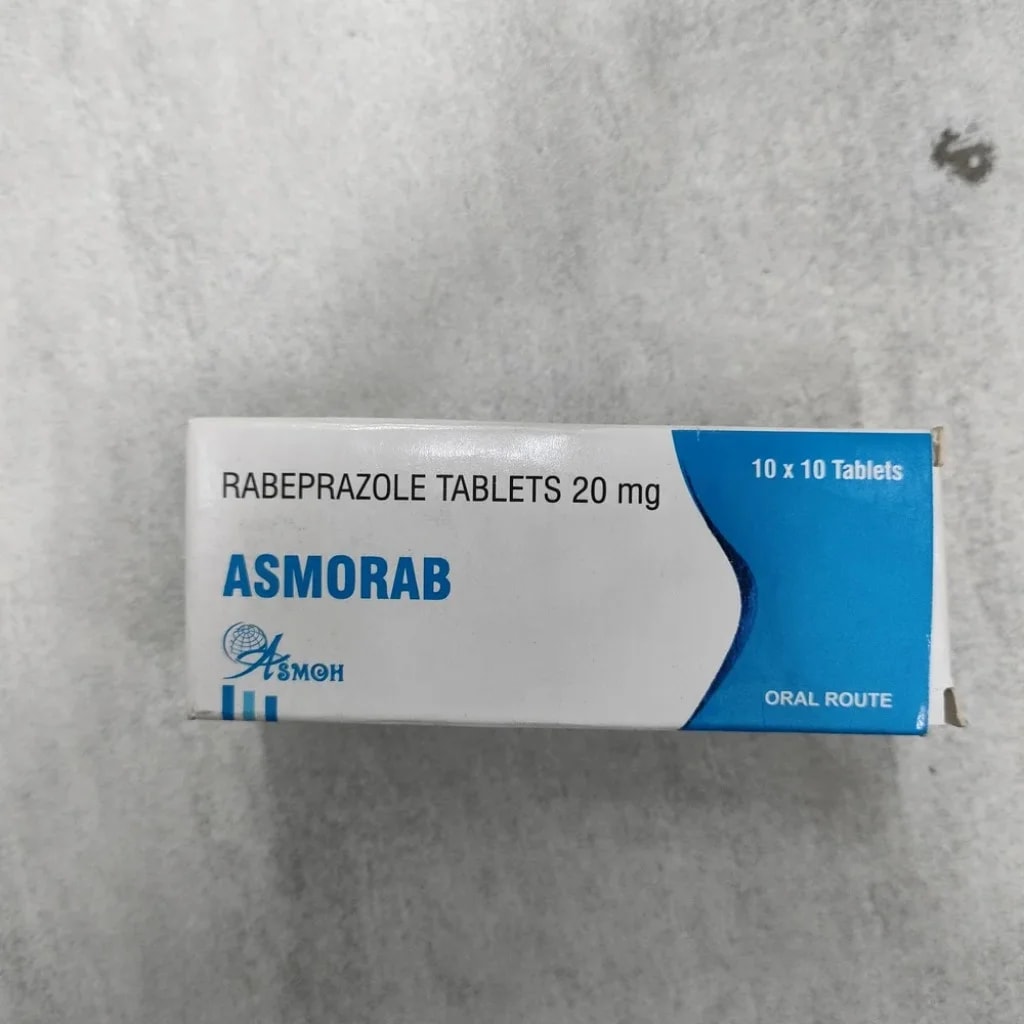 Asmorab Rabeprazole 20 mg per tablet - Depot De Pharmacie "A" Kim Houy