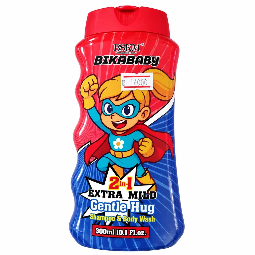 BSKM Bikababy Gentle Hug 2-in-1 Extra Mild Shampoo & Body Wash 300 mL - Pharmacy Krech hong