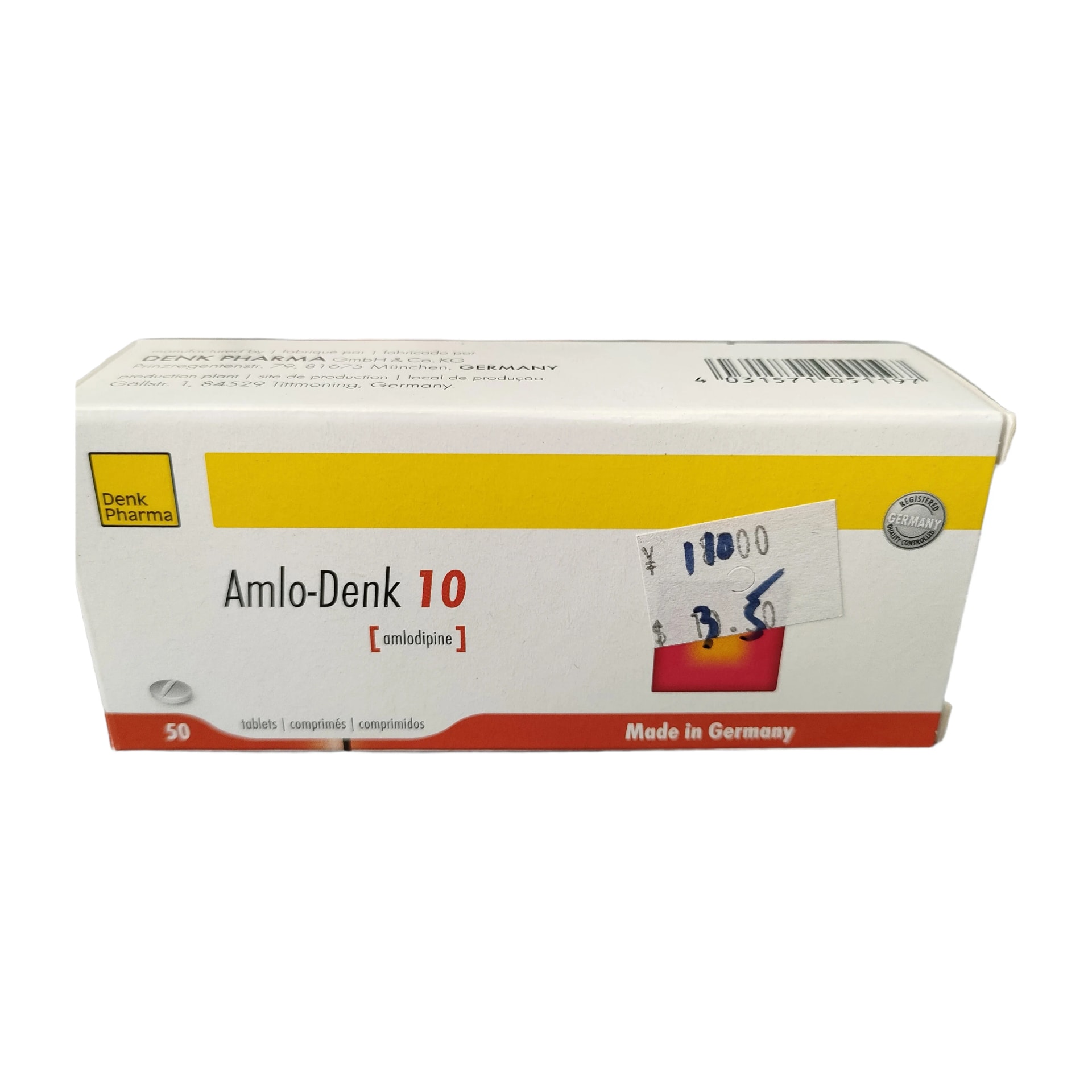 Amlo-Denk 10 10 mg - PHARMACY PONLEU AOSOT