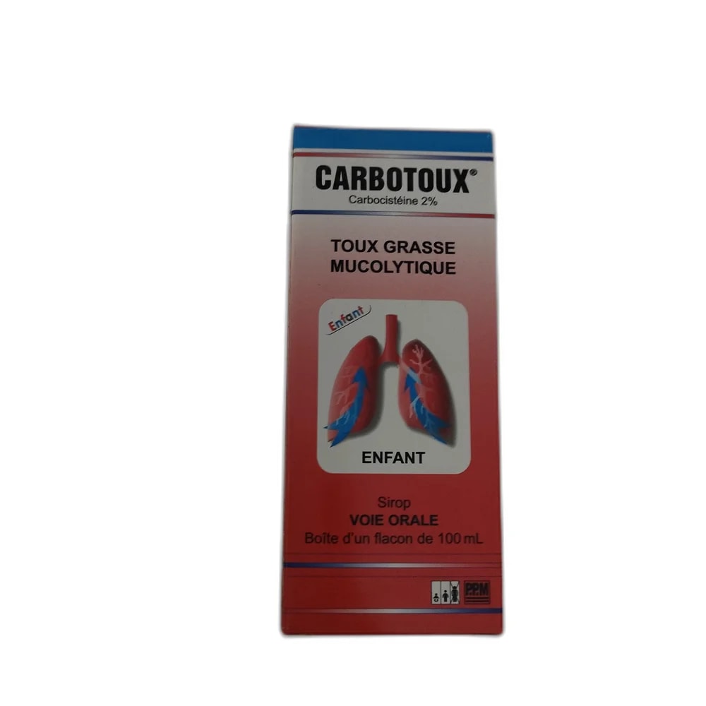 Carbotoux 2% (100 mg/5 mL) - PHARMACIE PORNLEU PICH